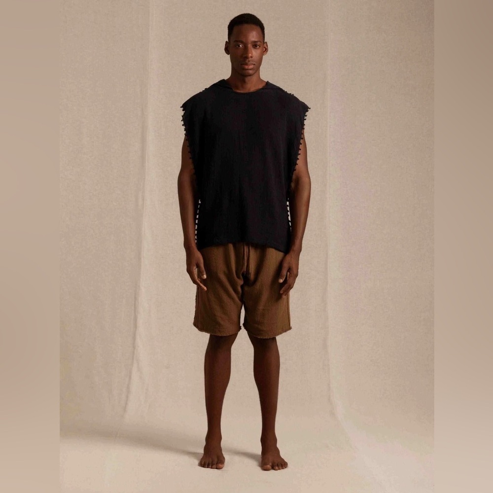 CARAVANA HADES SHIRT - BLACK Ntuchi Artisanal Cotton Gauze | OS - Picture 3 of 17